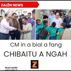 CM in a bial Aizawl
