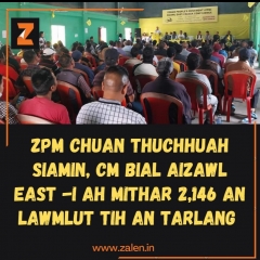 ZPM in Aizawl East I